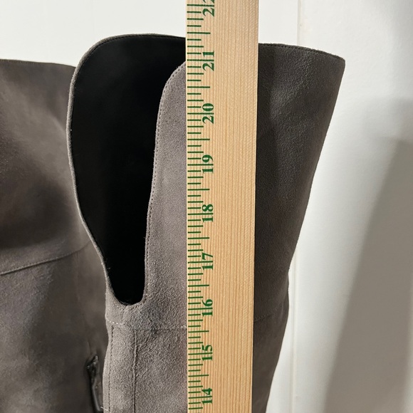 Cole Haan Valentia Gray Suede Over the Knee Boots Women's 11 Low Heel - Picture 10 of 13
